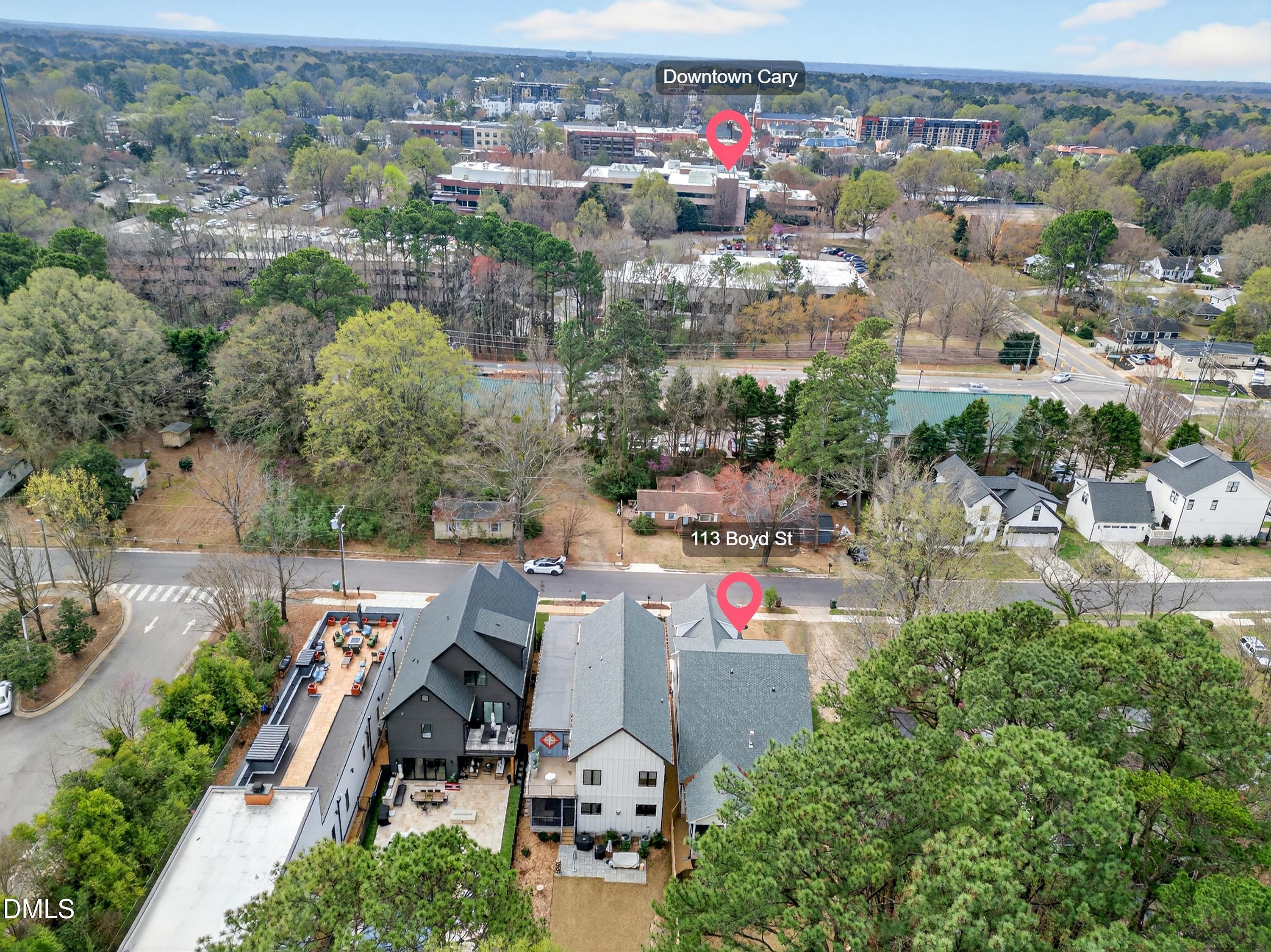 113 Boyd Street Cary, NC 27513 - Photo 73 of 88 Aerial-5