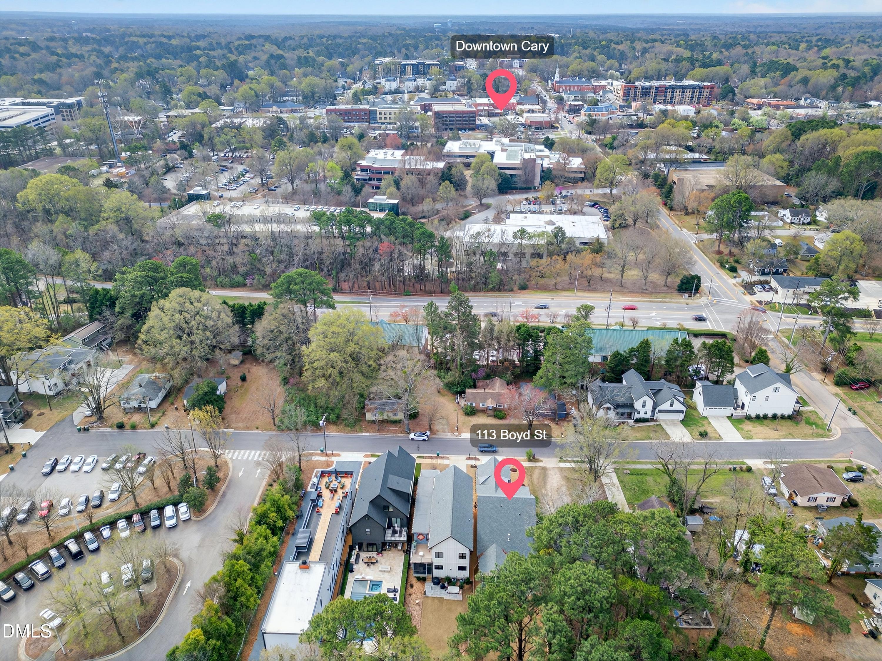 113 Boyd Street Cary, NC 27513 - Photo 74 of 88 Aerial-6