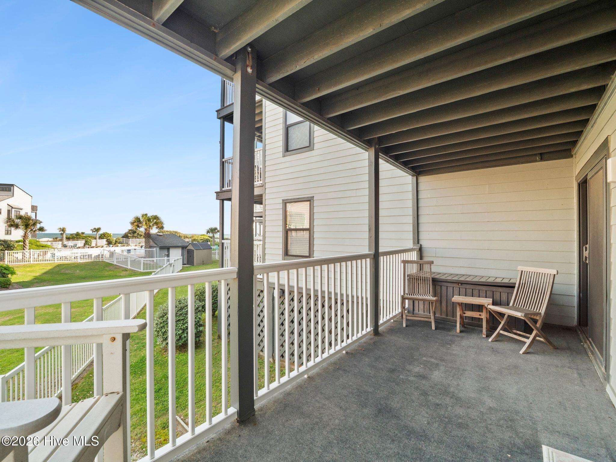 1896 New River Inlet Road, Unit 1119 North Topsail Beach, NC 28460 - Photo 9 of 39 Private Deck