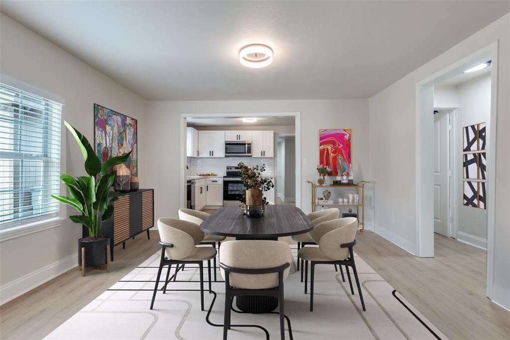 2415 Dathe Street Dallas, TX 75215 - Photo 6 of 23 Virtually staged dining area
