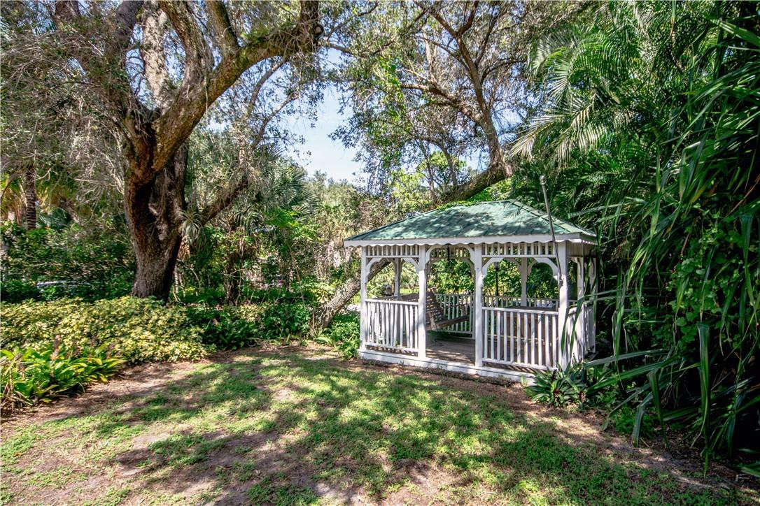 1040 Southwest 21st Street Boca Raton, FL 33486 - Photo 34 of 38 Gazebo with Swing and Picnic Table