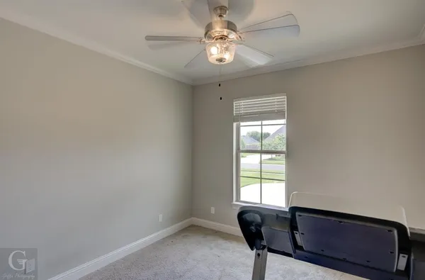 a workspace with a window