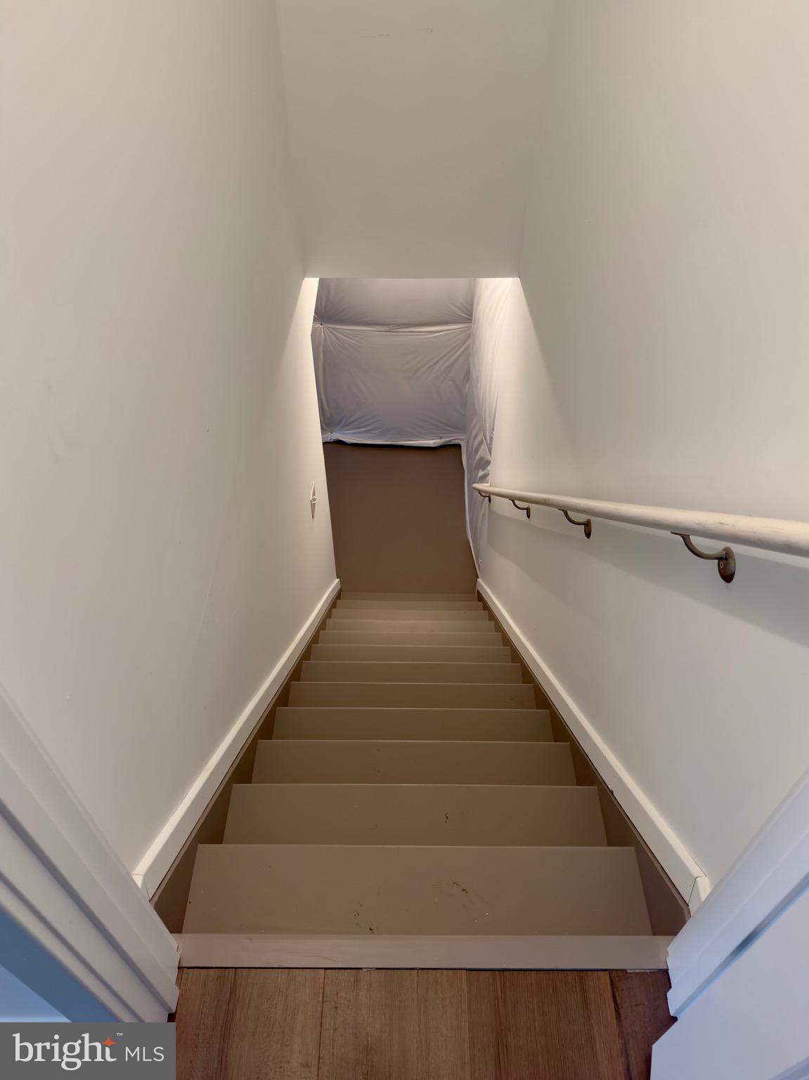 10674 Rixeyville Road Culpeper, VA 22701 - Photo 34 of 46 Light & bright basement stairway