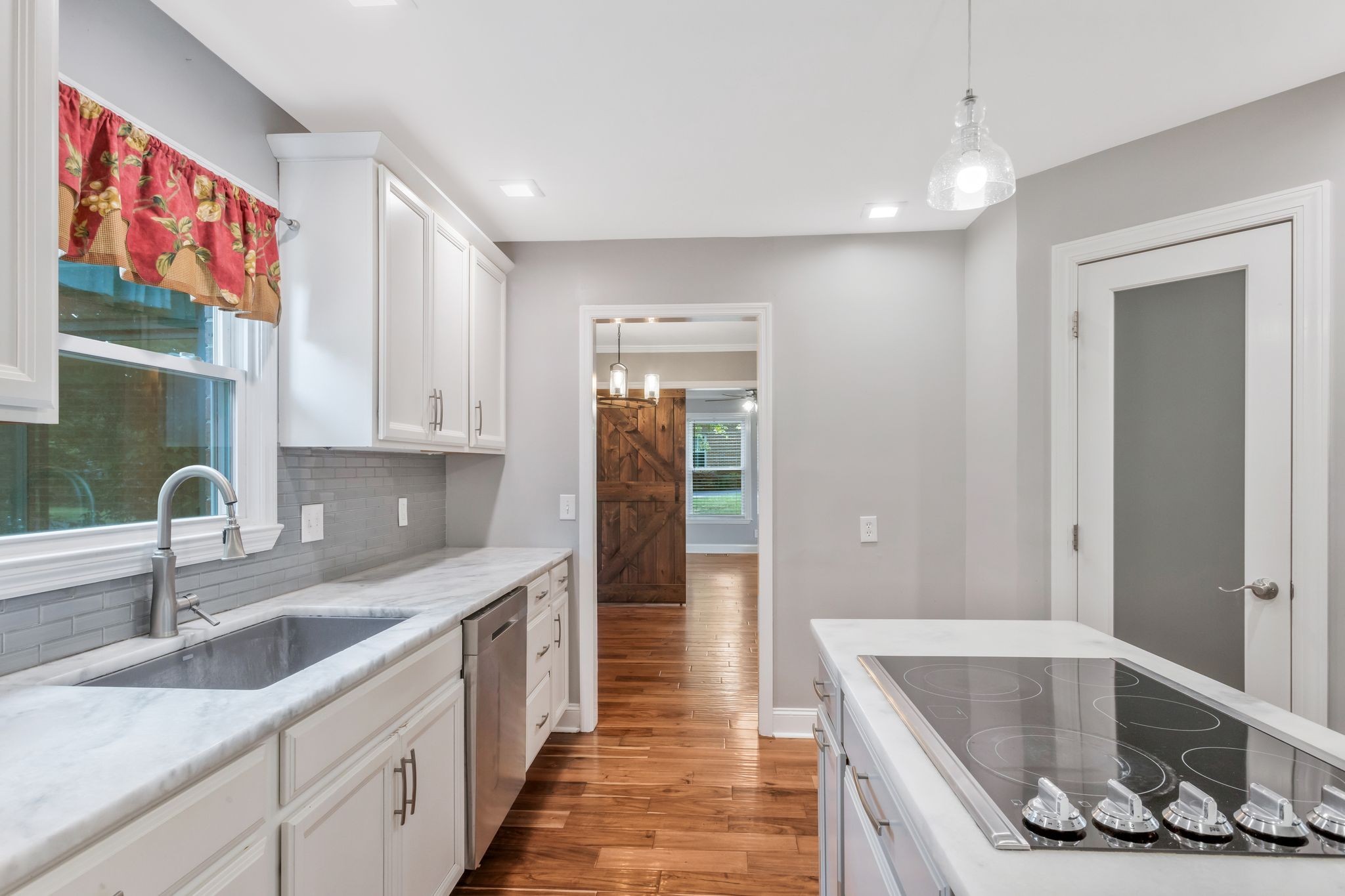 3508 Forest Park Road Springfield, TN 37172 - Photo 11 of 45 a kitchen with sink a refrigerator and cabinets