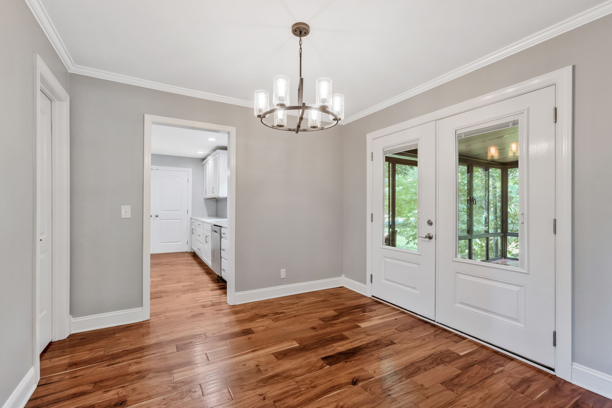 3508 Forest Park Road Springfield, TN 37172 - Photo 23 of 45 a view of an empty room with wooden floor and a window