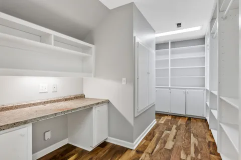 a view of storage and utility room