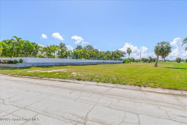 a view of a lake and a yard