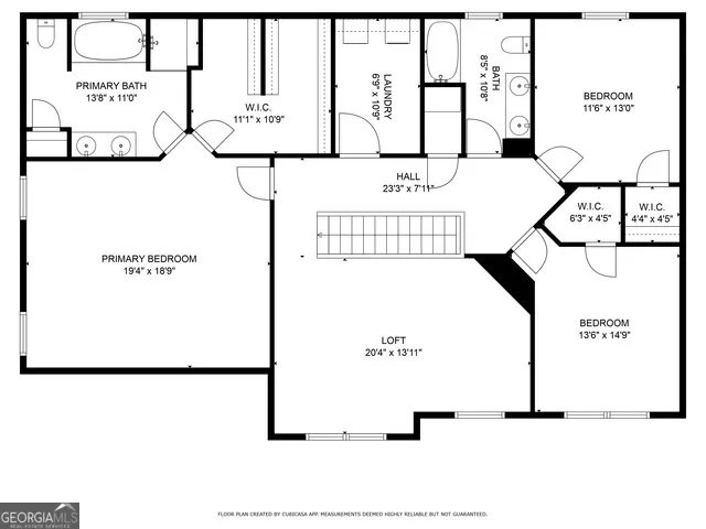 a picture of floor with a bench