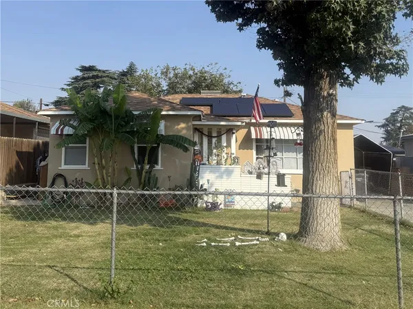 a backyard of a house
