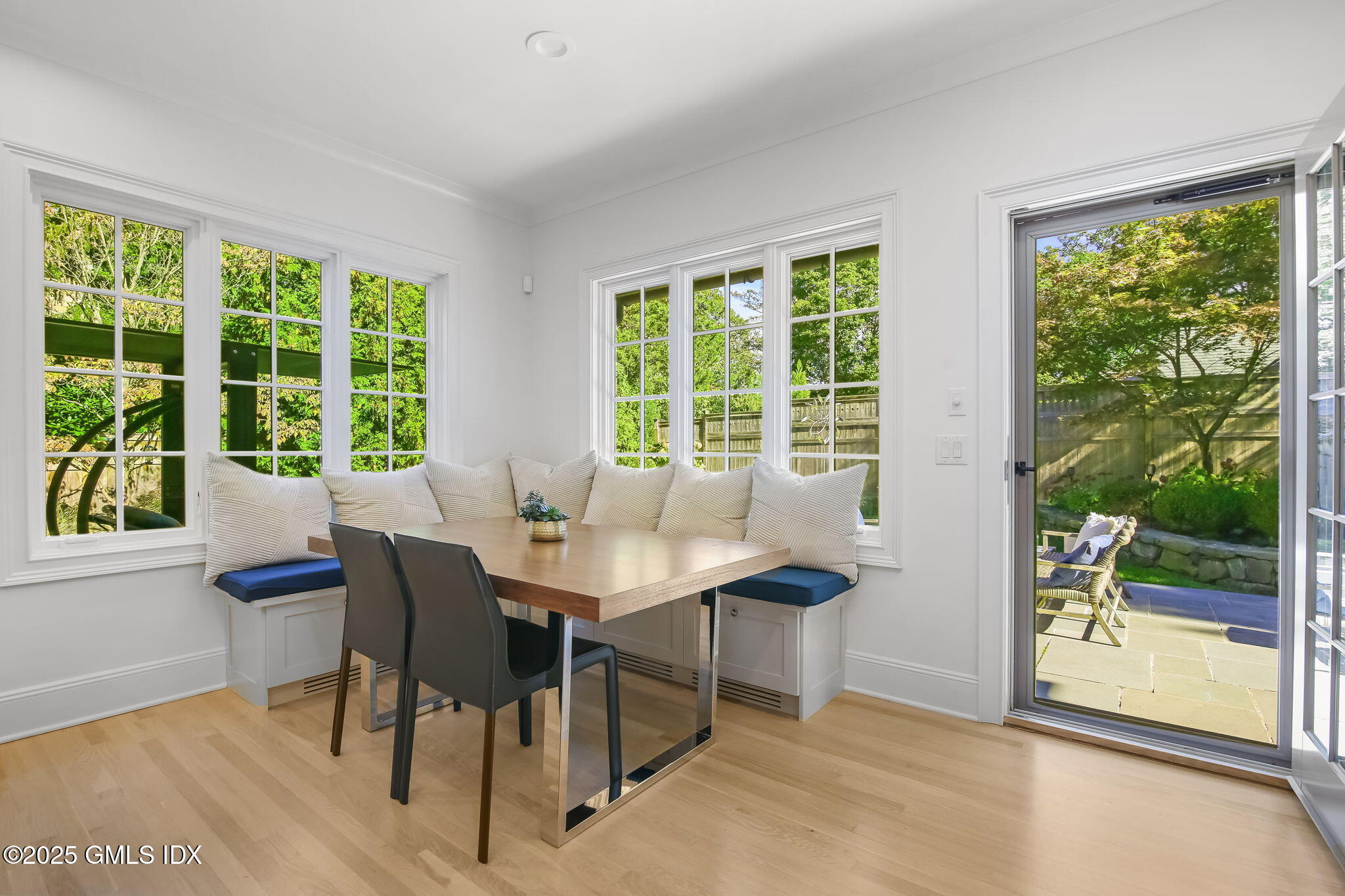 7 Stanwich Road Greenwich, CT 06830 - Photo 17 of 38 a view of a dining room with furniture window and outside view