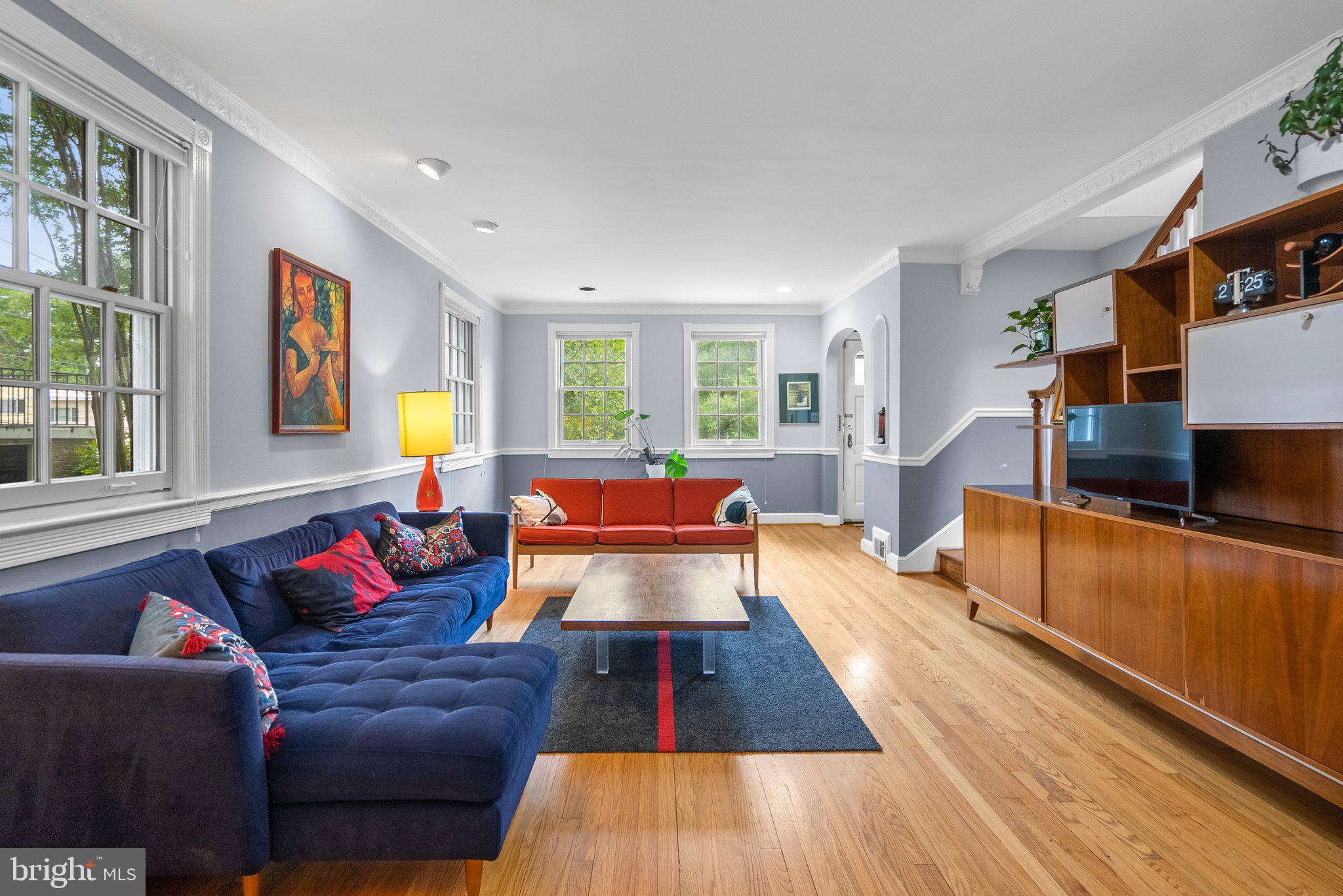 4831 Reservoir Road Northwest Washington, DC 20007 - Photo 5 of 44 Newer windows allow for natural light to pour in