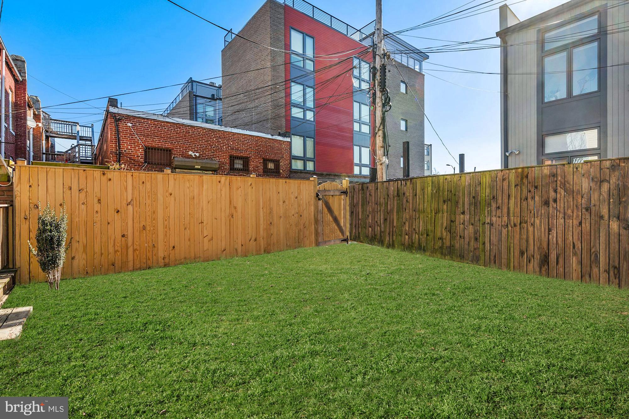 724 Columbia Road Northwest Washington, DC 20001 - Photo 25 of 33 Spacious rear yard has alley access