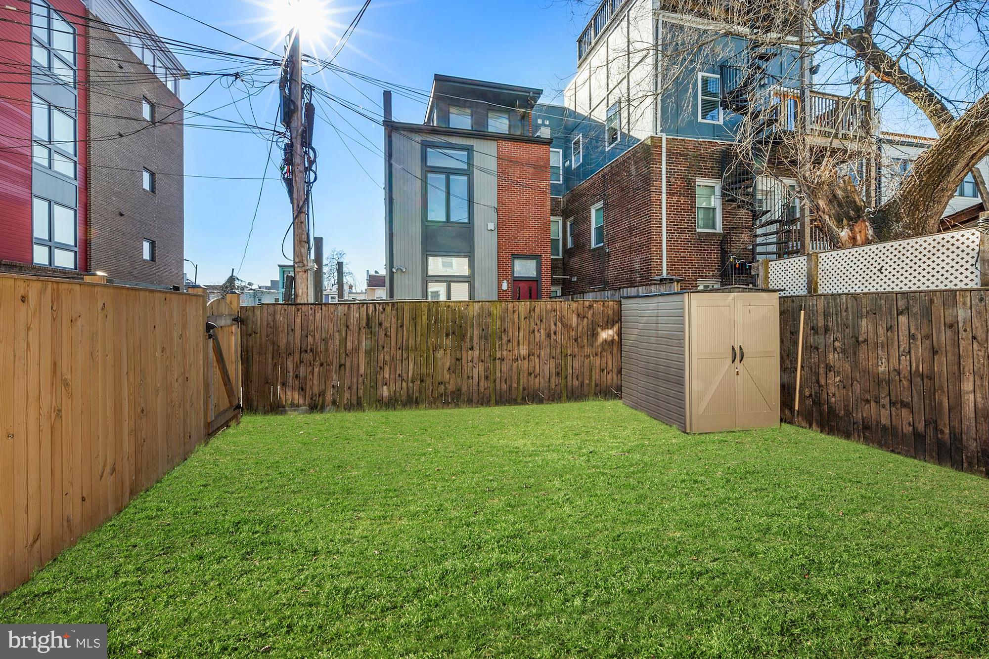 724 Columbia Road Northwest Washington, DC 20001 - Photo 26 of 33 Yard shed & grill (not shown) convey if preferred