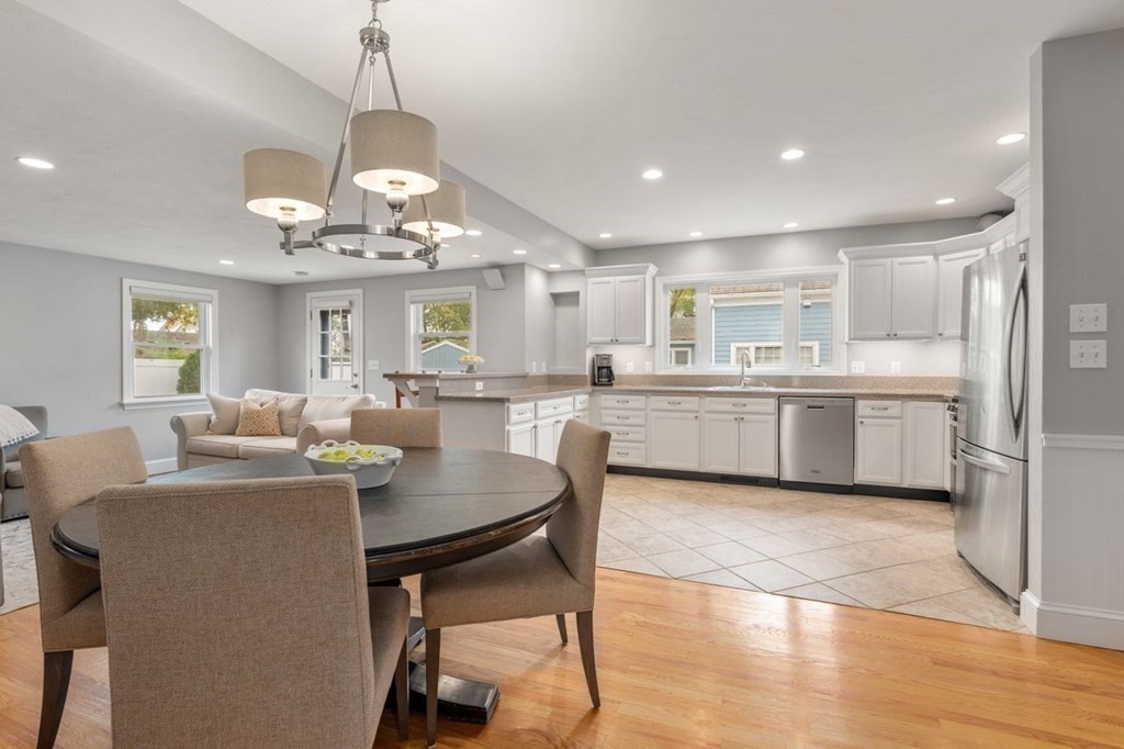 6 Willow Street Natick, MA 01760 - Photo 17 of 32 a view of a dining room and livingroom view