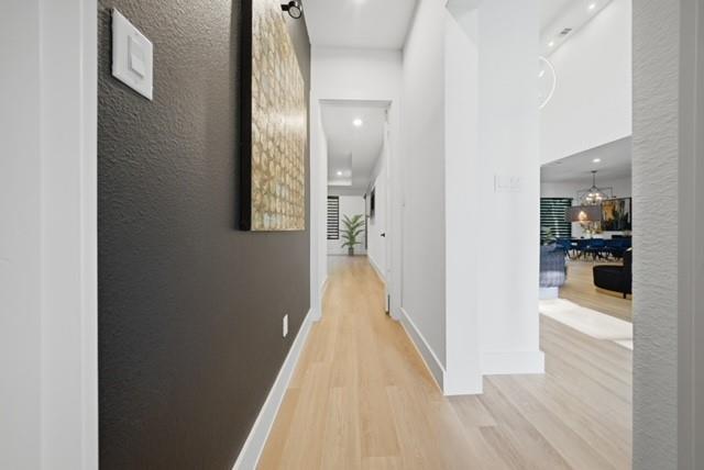 522 South Clark Road Cedar Hill, TX 75104 - Photo 11 of 31 a view of a hallway with wooden floor