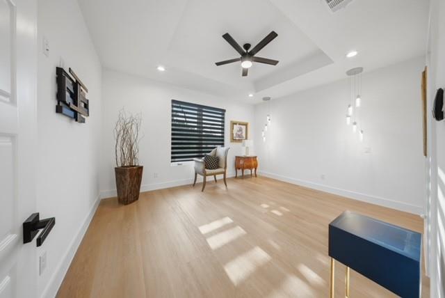 522 South Clark Road Cedar Hill, TX 75104 - Photo 22 of 31 a view of an empty room with a window and wooden floor