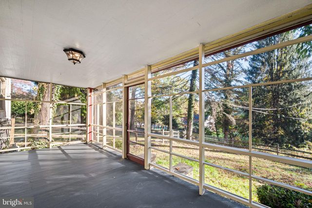 a view of a storage room
