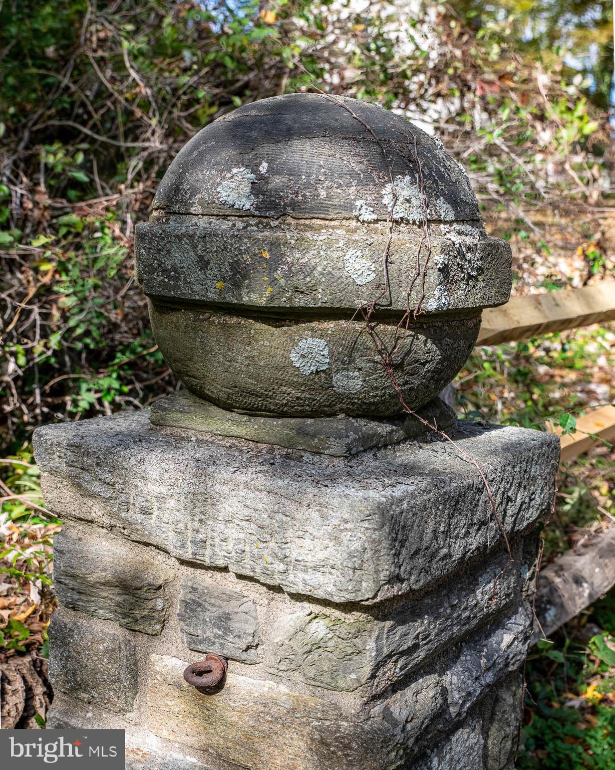 810 Crum Creek Road Media, PA 19063 - Photo 56 of 58 Detail of stone pillars at entrance