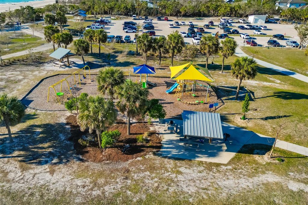 410 Pameto Road Nokomis, FL 34275 - Photo 39 of 40 an aerial view of residential houses with outdoor space and swimming pool