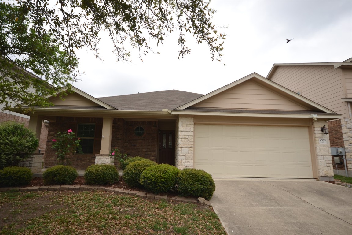 4536 Tiddle Lane Pflugerville, TX 78660 - Photo 1 of 1 front view of house