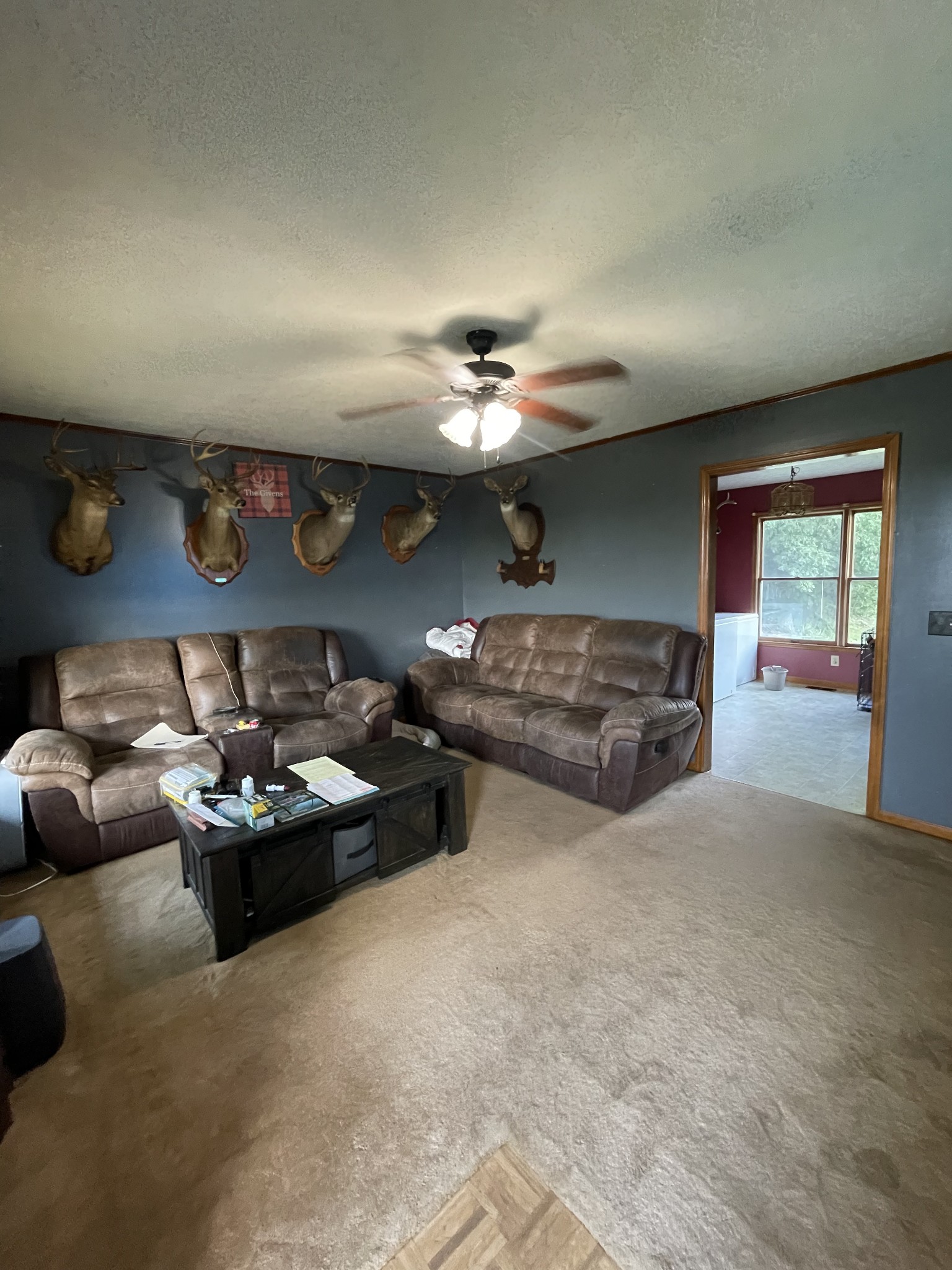 588 Gregory Road Westmoreland, TN 37186 - Photo 4 of 11 a living room with furniture and a chandelier