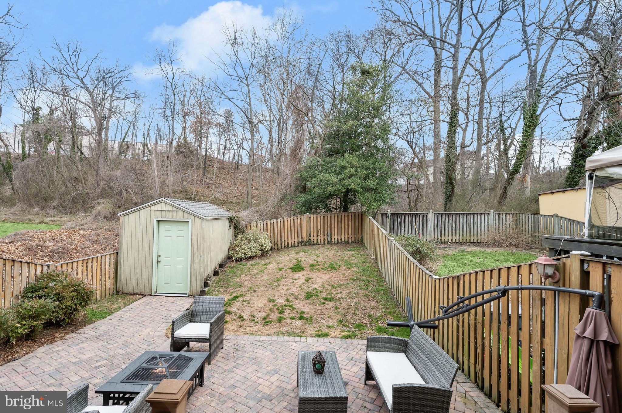 6336 Greenfield Road Elkridge, MD 21075 - Photo 23 of 34 Patio | Secure Storage | Fenced Backyard