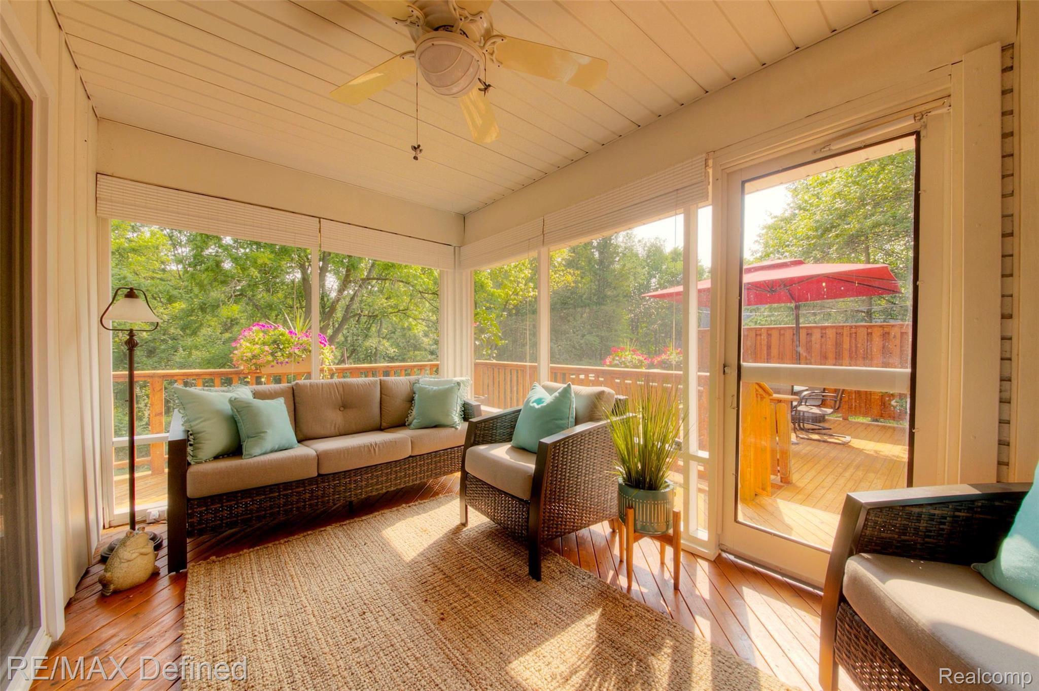 8175 Foster Road Clarkston, MI 48346 - Photo 24 of 65 Screened in sun room