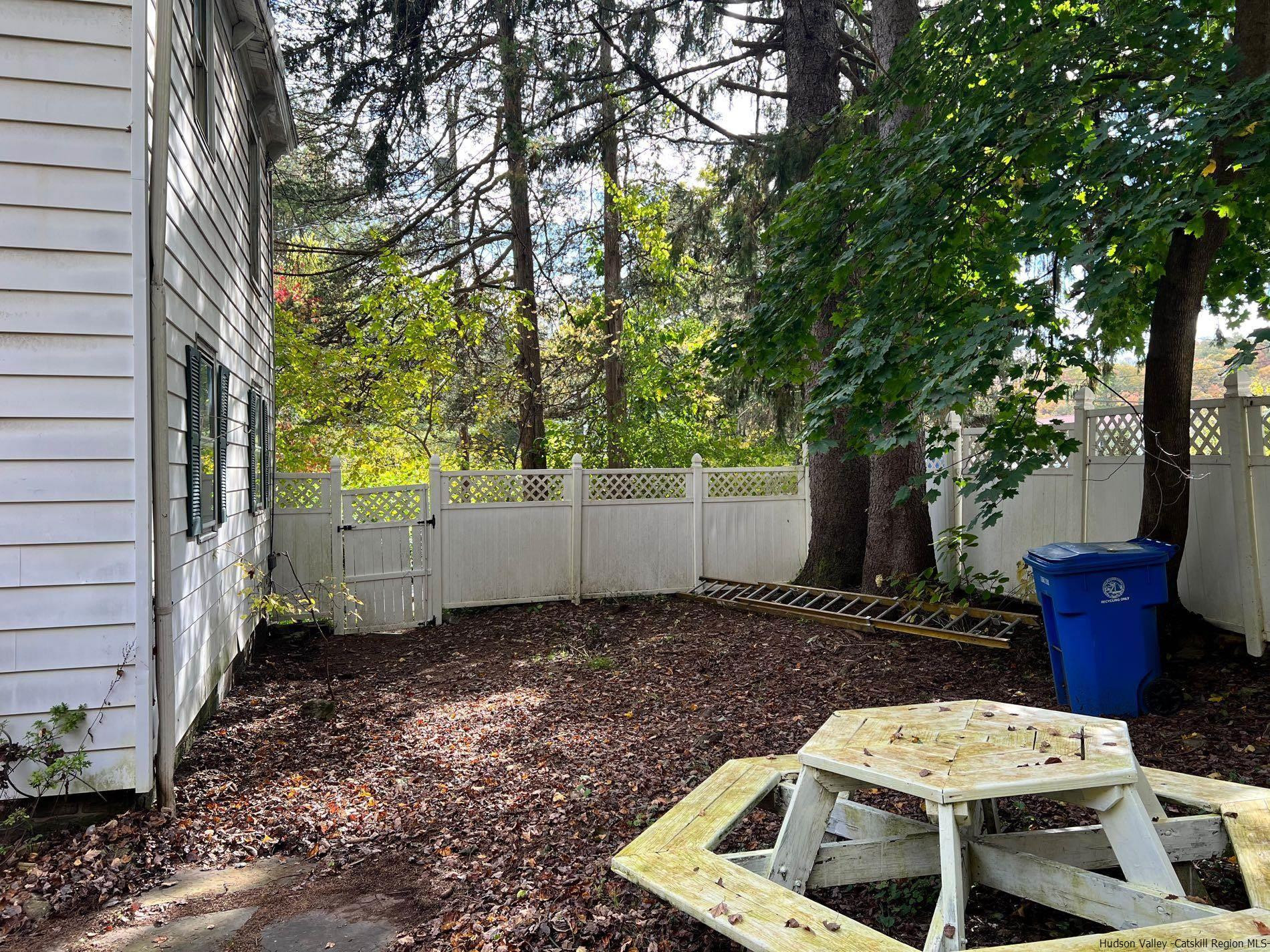 87 Dewitt Street Kingston, NY 12401 - Photo 11 of 33 a view of a chair and table in the backyard