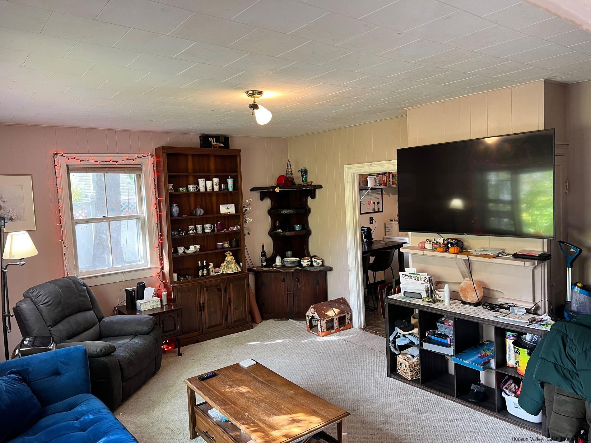 87 Dewitt Street Kingston, NY 12401 - Photo 13 of 33 a living room with furniture and a flat screen tv