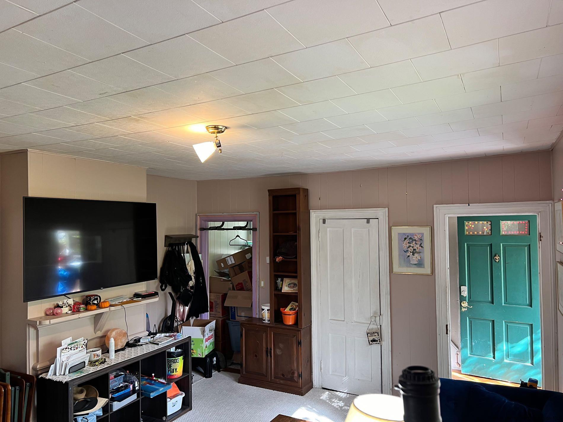 87 Dewitt Street Kingston, NY 12401 - Photo 15 of 33 a living room with furniture and a flat screen tv
