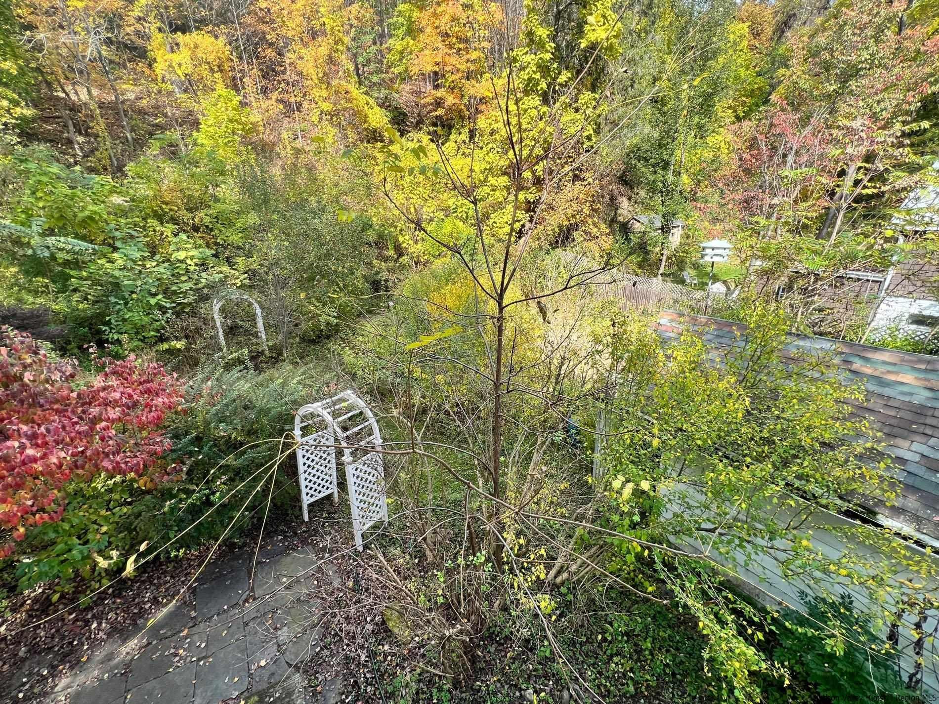87 Dewitt Street Kingston, NY 12401 - Photo 33 of 33 a backyard of a house with lots of green space and garden