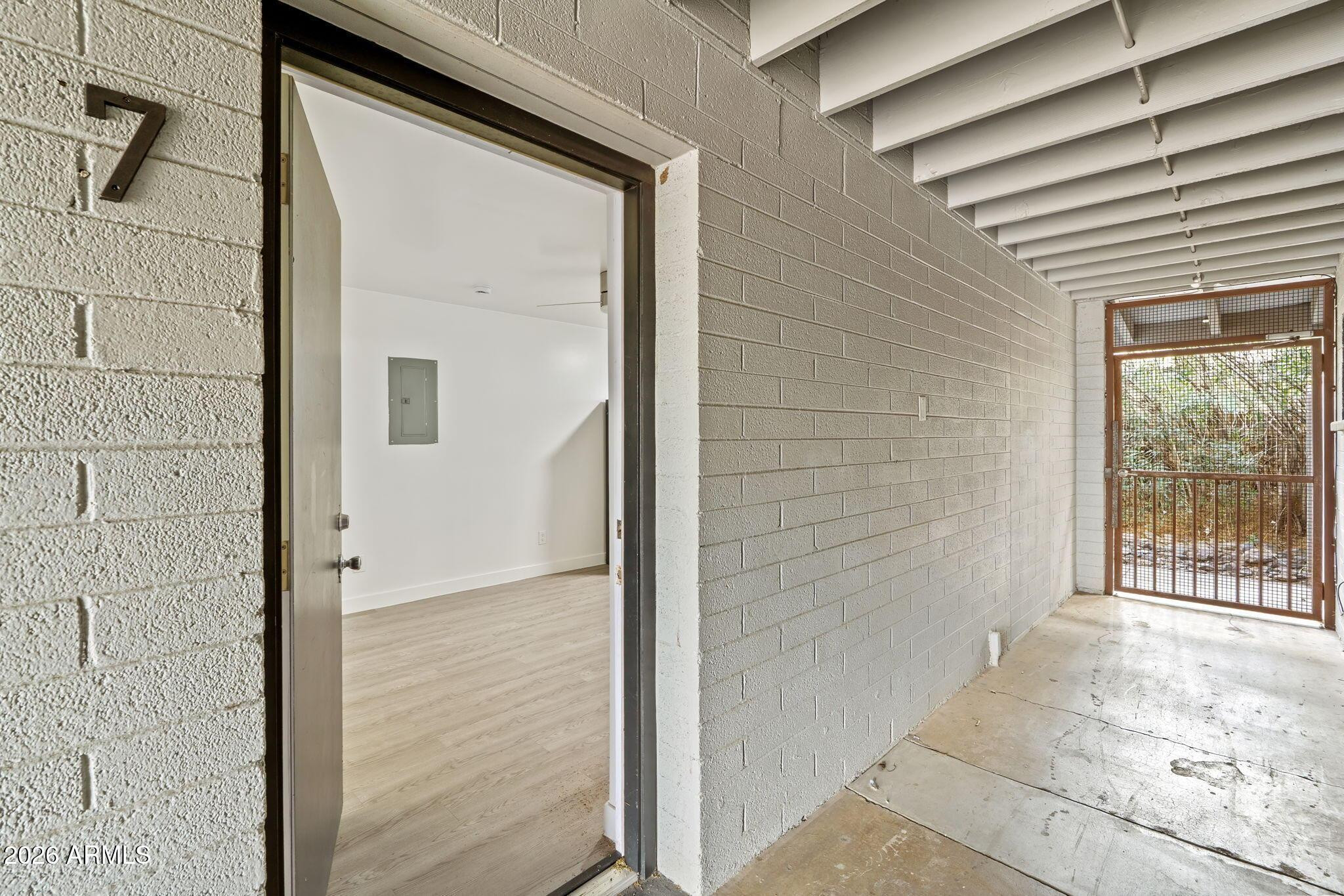 1707 North 18th Street, Unit B7 Phoenix, AZ 85006 - Photo 2 of 14 a view of an entryway of the house