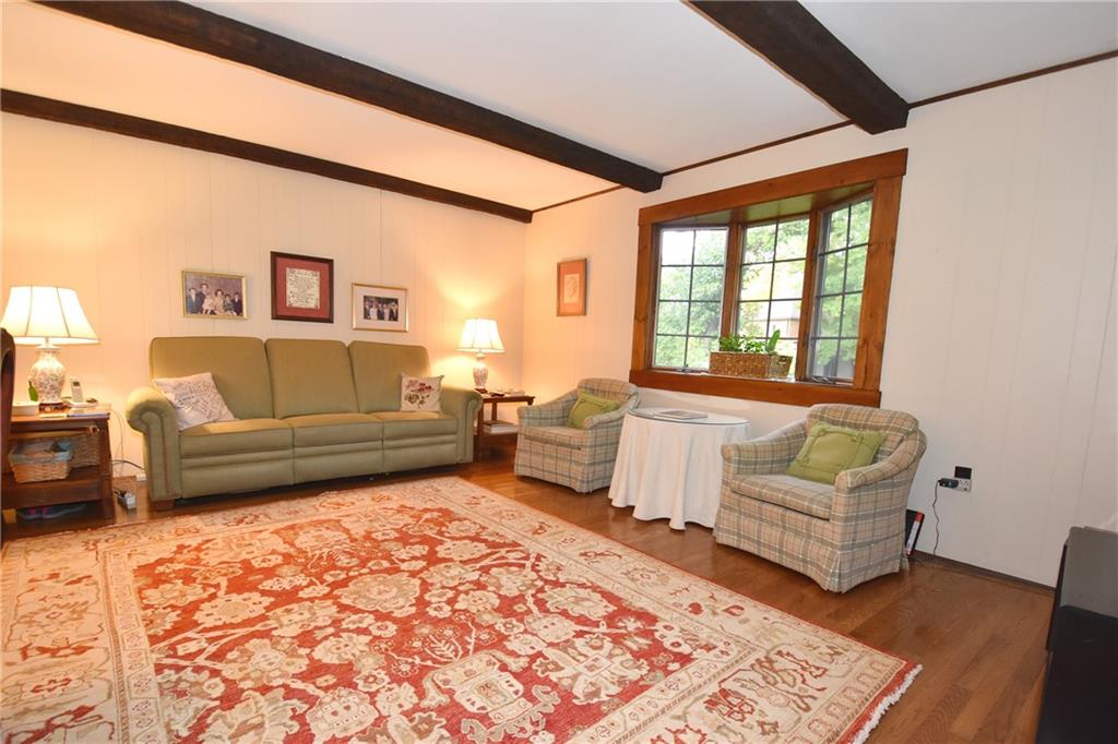 450 Arden Road Pittsburgh, PA 15216 - Photo 12 of 35 BEAMED CEILING AND BAY WINDOW!!!!