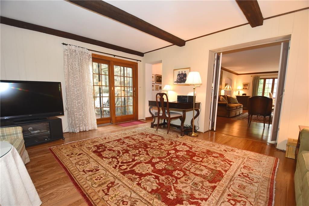 450 Arden Road Pittsburgh, PA 15216 - Photo 14 of 35 CLOSE OFF THE FAMILY ROOM WITH WOODEN DOORS CONNECTING TO THE LIVING ROOM!!!