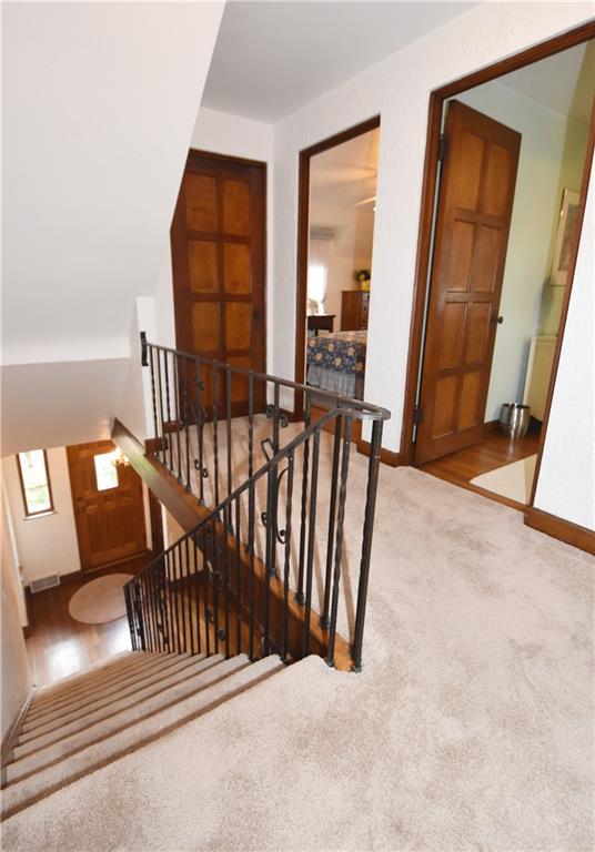 450 Arden Road Pittsburgh, PA 15216 - Photo 16 of 35 SECOND FLOOR HALLWAY!! NOTICE THE EIGHT PANEL WOOD DOORS!!!