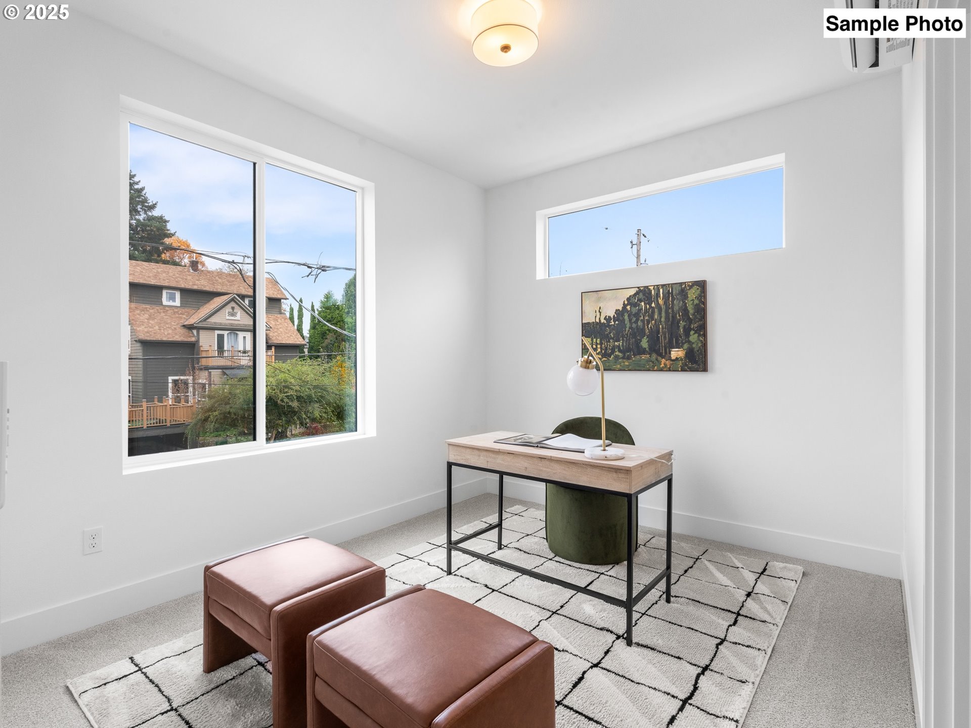 3554 North Haight Avenue, Unit 3 Portland, OR 97227 - Photo 15 of 20 a living room with furniture and a window