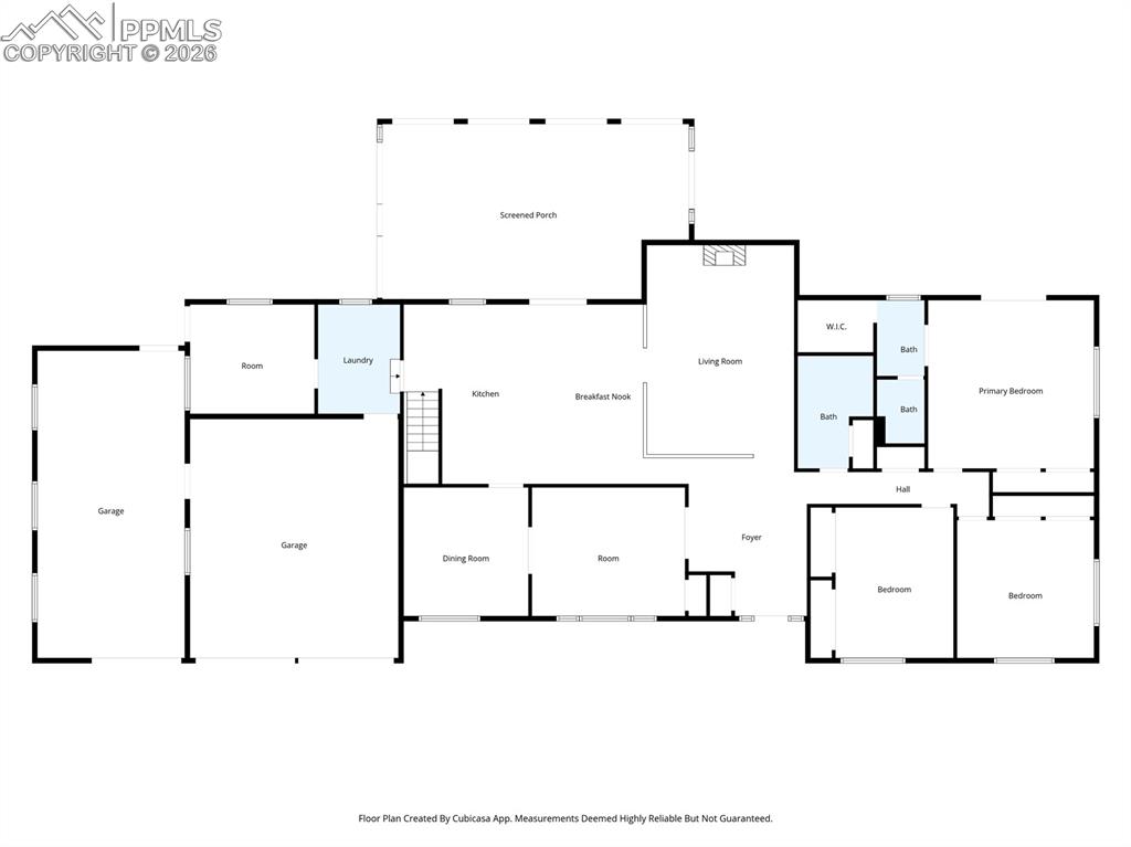 2304 Lazy R Lane Colorado Springs, CO 80915 - Photo 48 of 49 a picture of floor plan