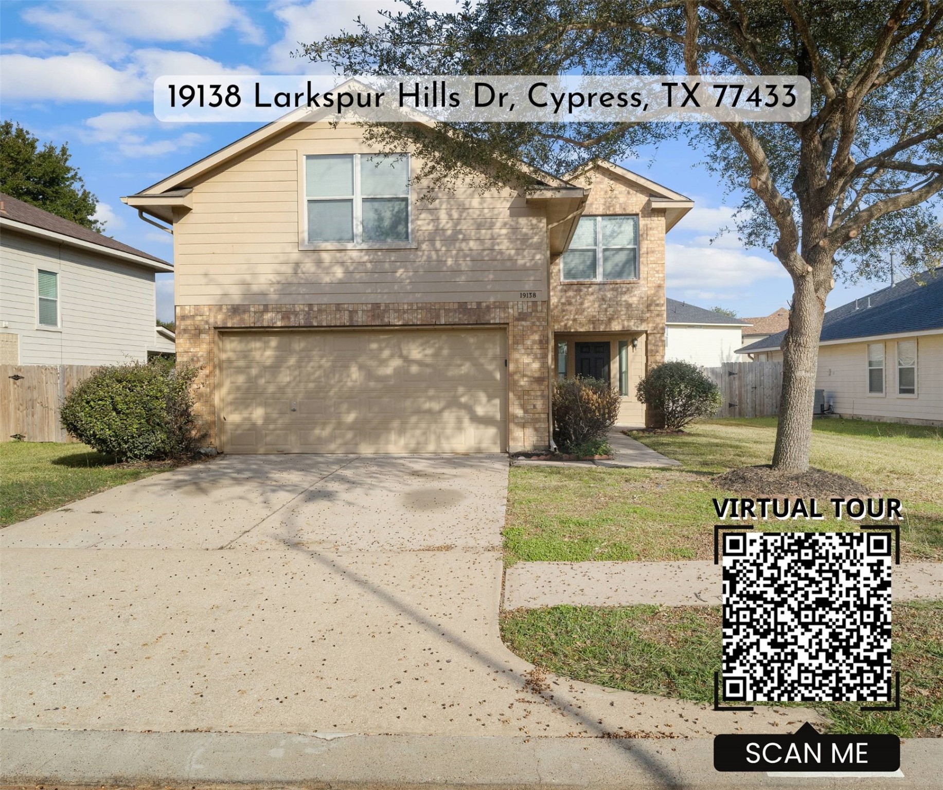 19138 Larkspur Hills Drive Cypress, TX 77433 - Photo 5 of 36 Virtual tour QR code