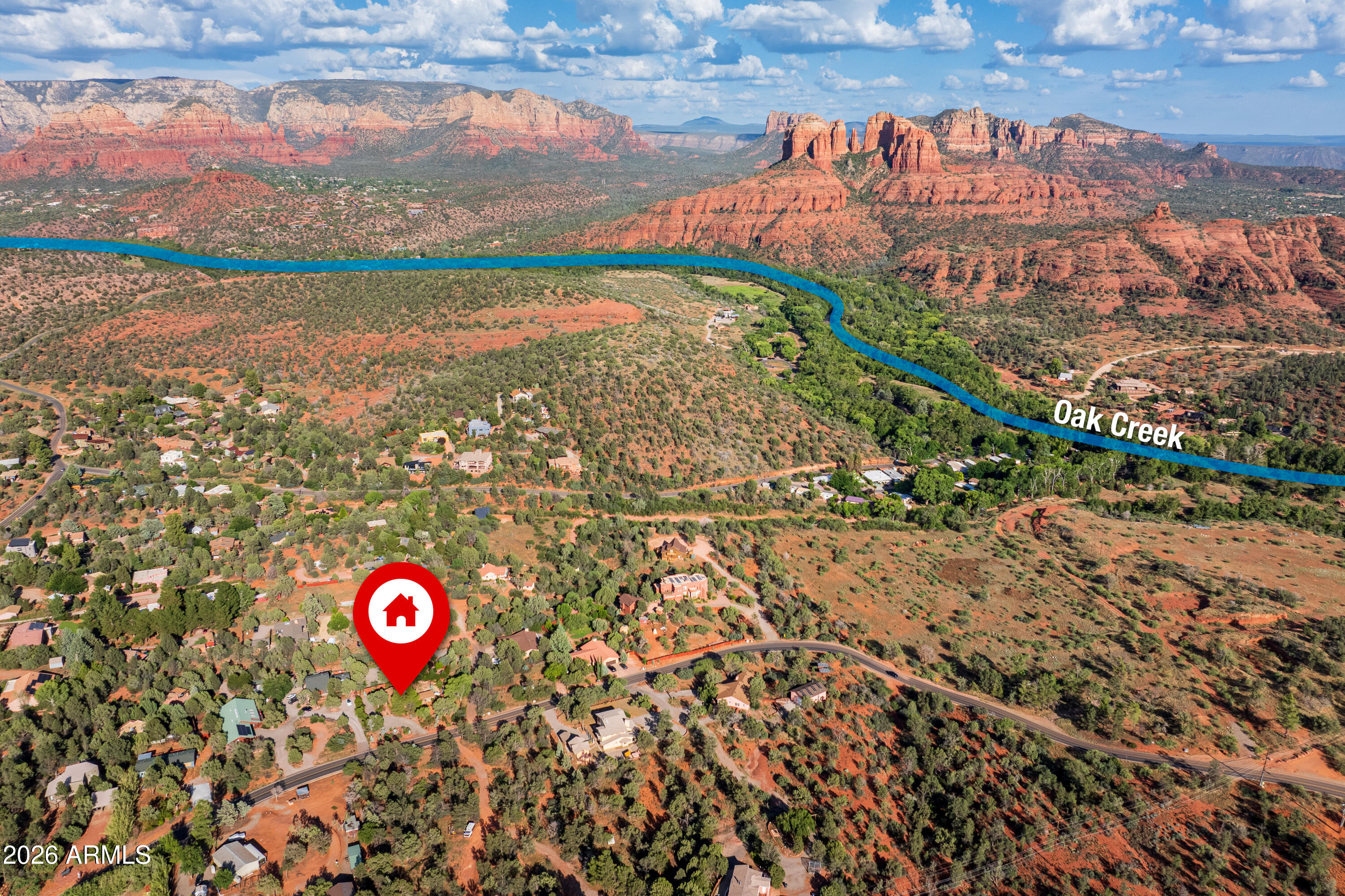 2030 Red Rock Loop Road Sedona, AZ 86336 - Photo 4 of 46 5 MINUTE HIKE TO THE CREEK