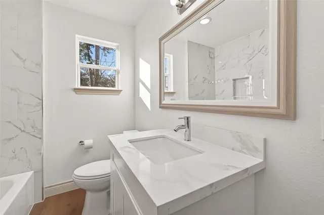 a bathroom with a sink and a toilet
