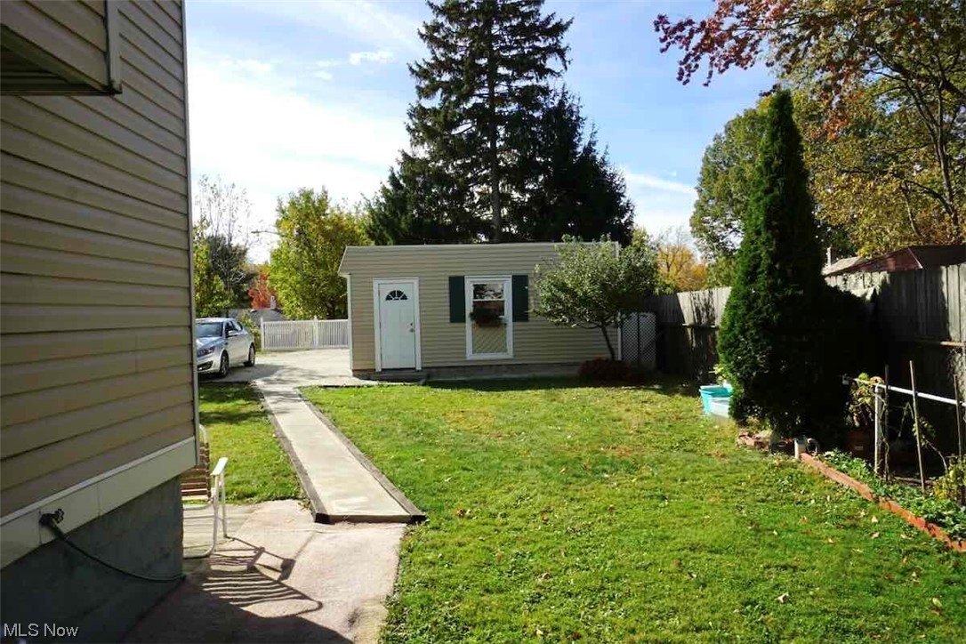 3756 Bosworth Road Cleveland, OH 44111 - Photo 20 of 23 View of rear yard & walkway to garage