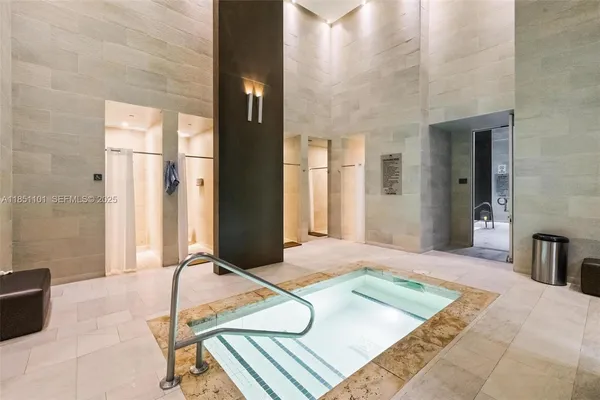 a kitchen with a sink cabinets and counter space