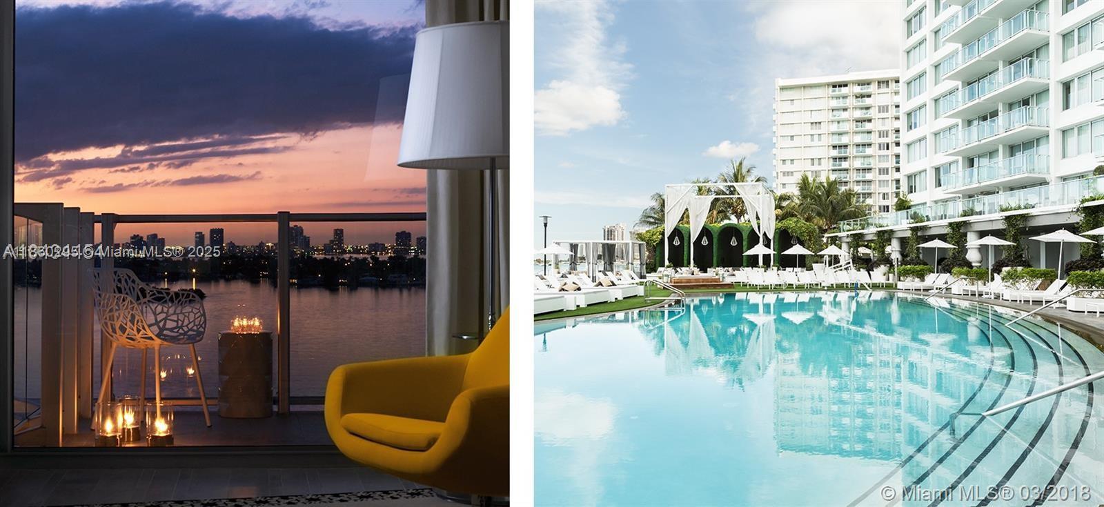 1100 West Avenue, Unit 1402 Miami Beach, FL 33139 - Photo 42 of 58 a view of swimming pool with outdoor seating