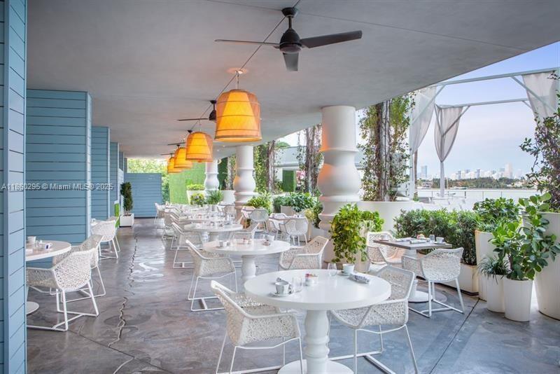 1100 West Avenue, Unit 1402 Miami Beach, FL 33139 - Photo 58 of 58 a view of a dining room with furniture and wooden floor