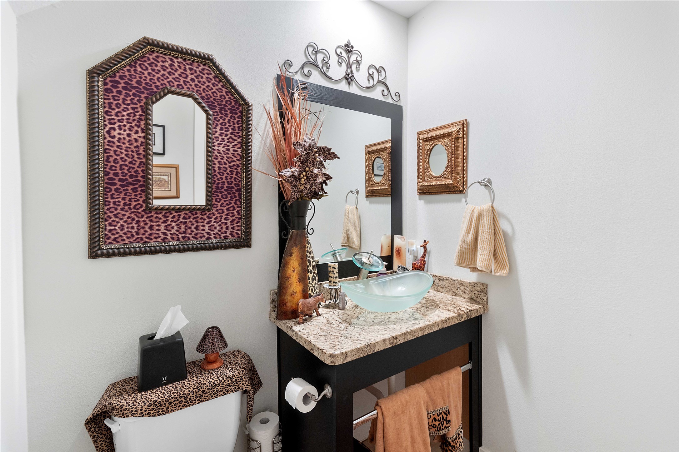 11434 Ketch Court Willis, TX 77318 - Photo 36 of 50 a view of a bathroom sink and a mirror