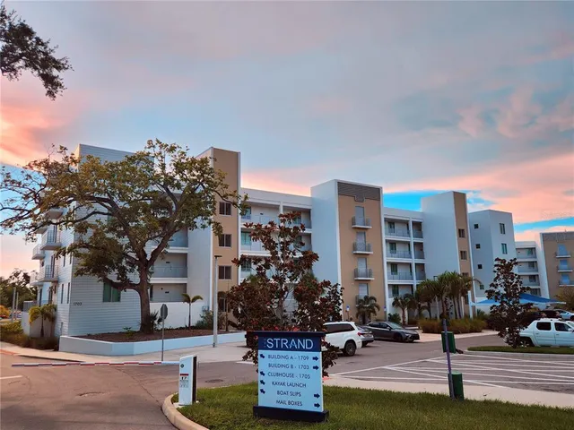 a view of a city with tall buildings