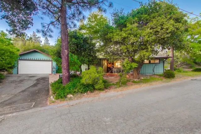 front view of a house with a street