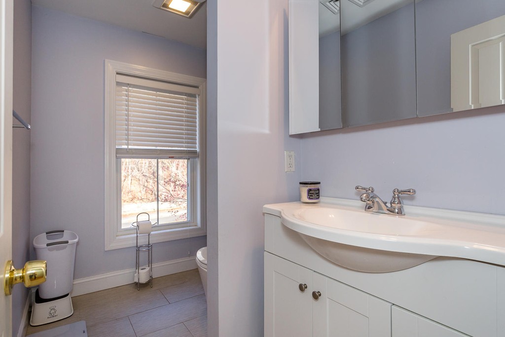 136 Sherman Street Canton, MA 02021 - Photo 11 of 17 a bathroom with a sink and a toilet