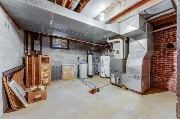 a view of a storage room