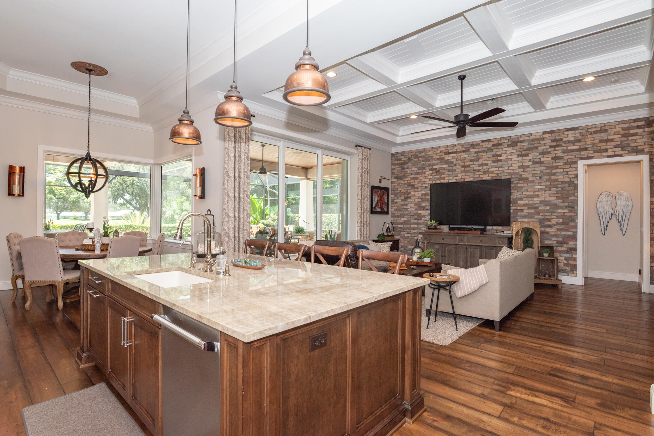 3420 Southeast Golf Trail Stuart, FL 34997 - Photo 12 of 63 Kitchen - Living